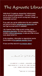 Mobile Screenshot of agnostic-library.com